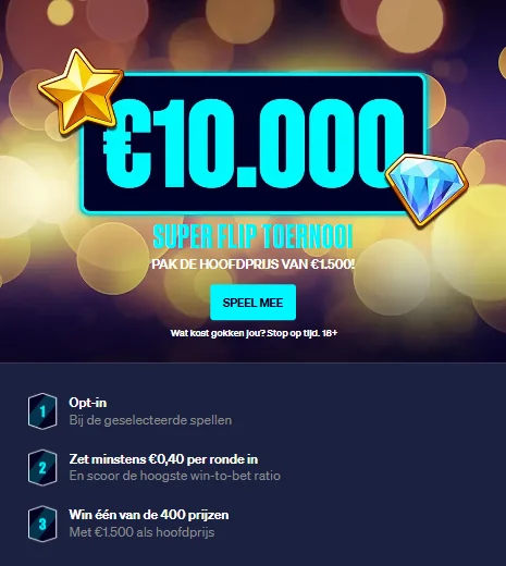 10.000 Euro Toernooi bij Betcity Casino